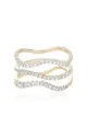 Image 1 of Adina Reyter set of three 14kt yellow gold diamond rings