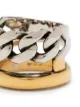 Alexander McQueen double band curb chain ring