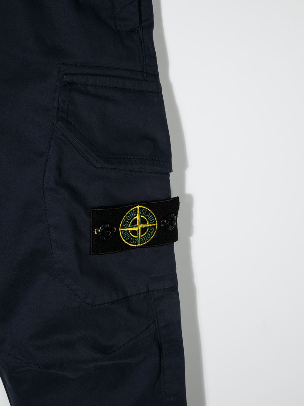 фото Stone island junior спортивные брюки с нашивкой-логотипом