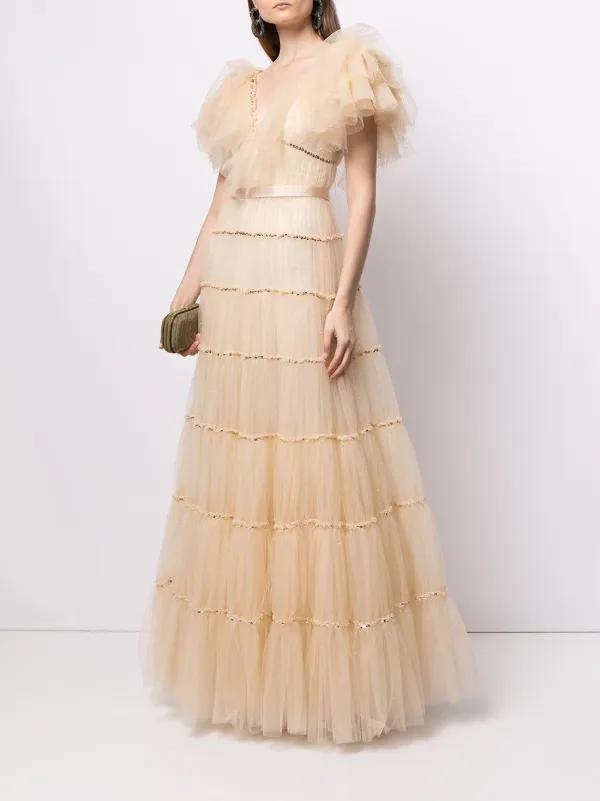 jenny packham gold dress