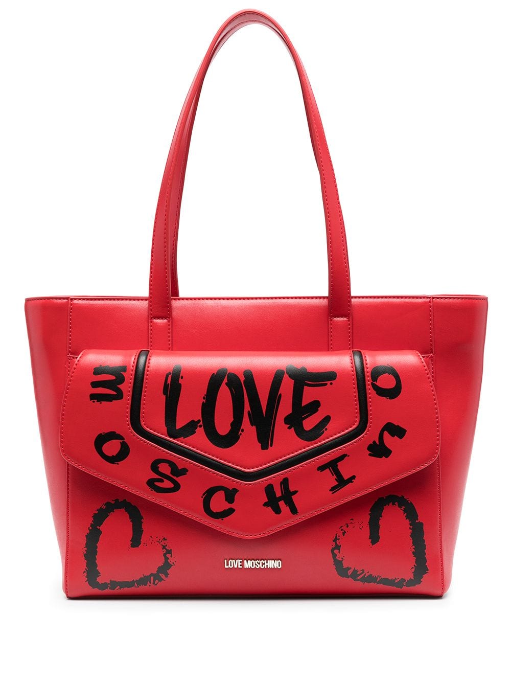 фото Love moschino сумка-тоут с принтом
