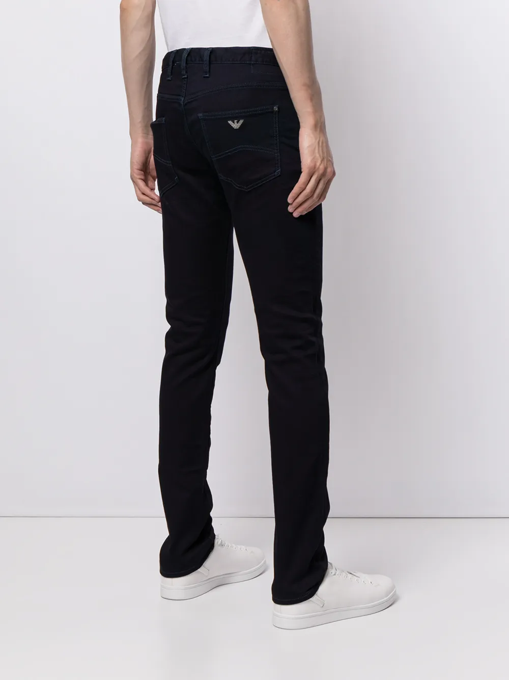 фото Emporio armani узкие джинсы средней посадки