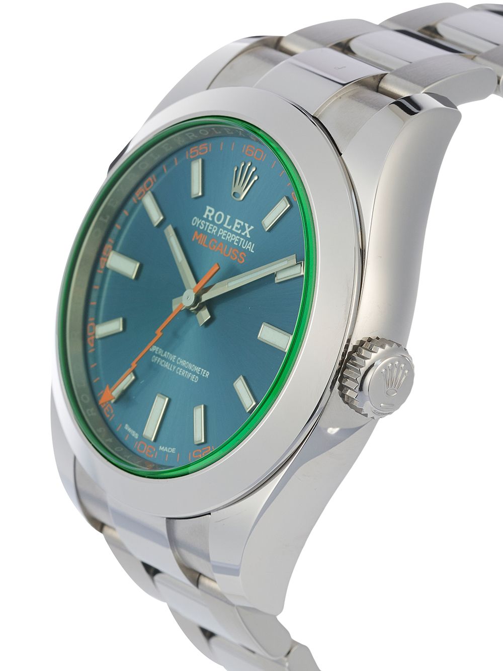 фото Rolex наручные часы milgauss pre-owned 40 мм 2021-го года