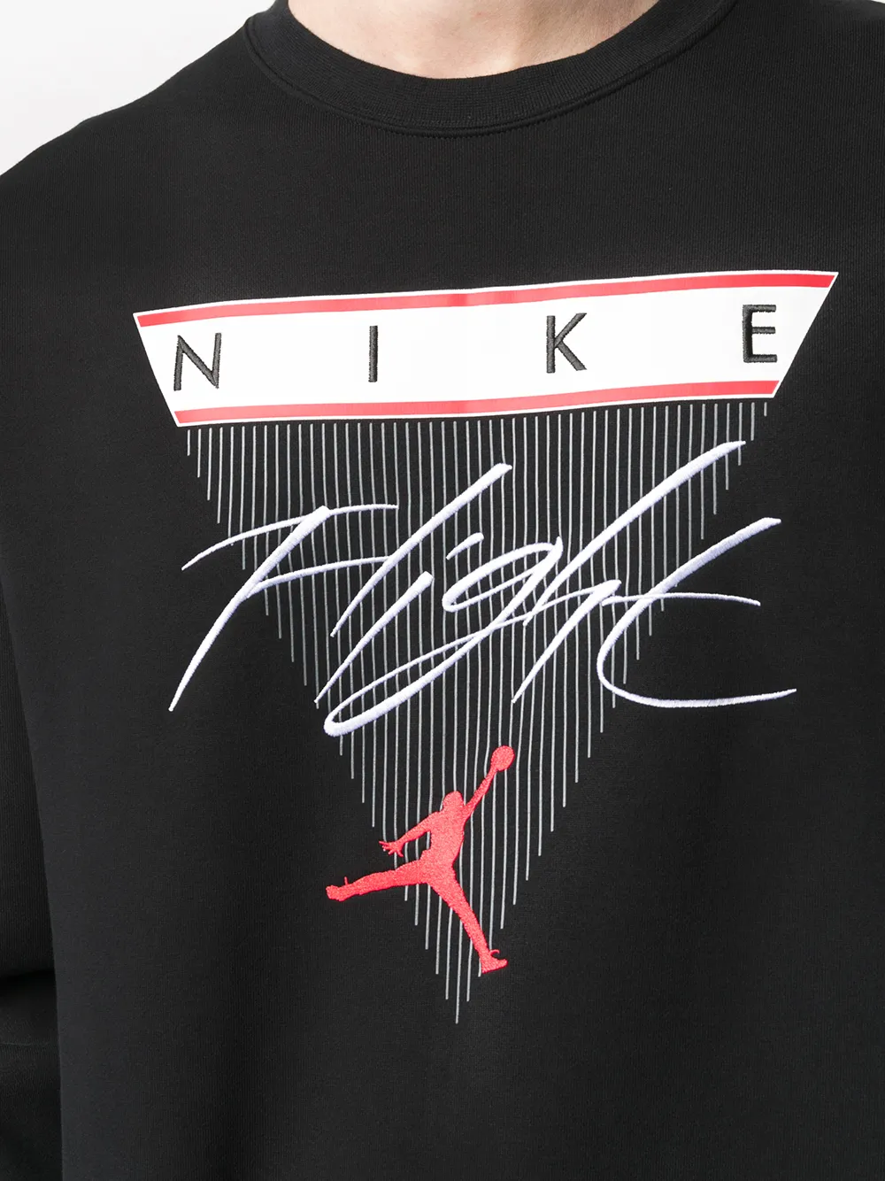 фото Nike толстовка jordan flight с круглым вырезом