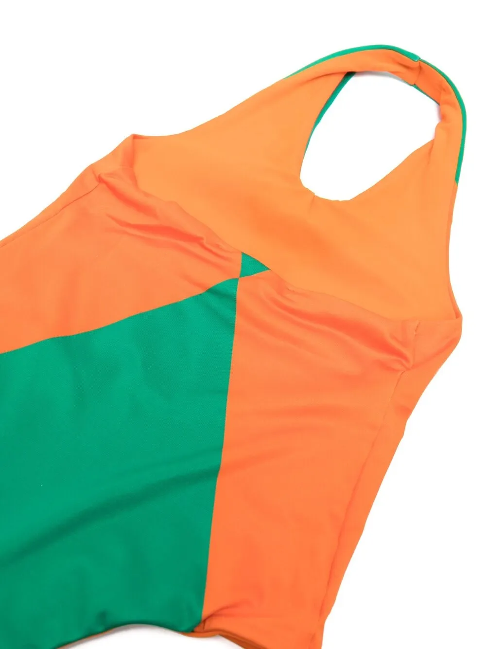 Image 2 of The Animals Observatory colour-block halternck swimsuit