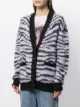 RE/DONE Cardigan de tricô com padronagem