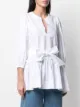 P.A.R.O.S.H. belted flared blouse