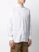 Lardini рубашка с длинными рукавами и косым воротником