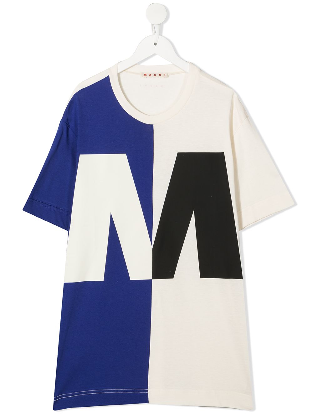 MARNI TEEN LOGO COLOUR BLOCK T-SHIRT