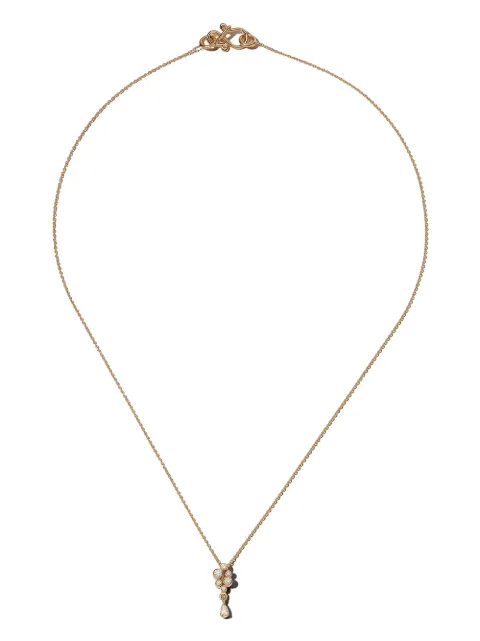 Sophie Bille Brahe 18kt yellow gold Splash diamond necklace