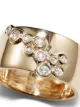 Adina Reyter 14kt yellow gold diamond chunky ring