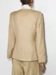St. Agni Gala collarless double-breasted blazer