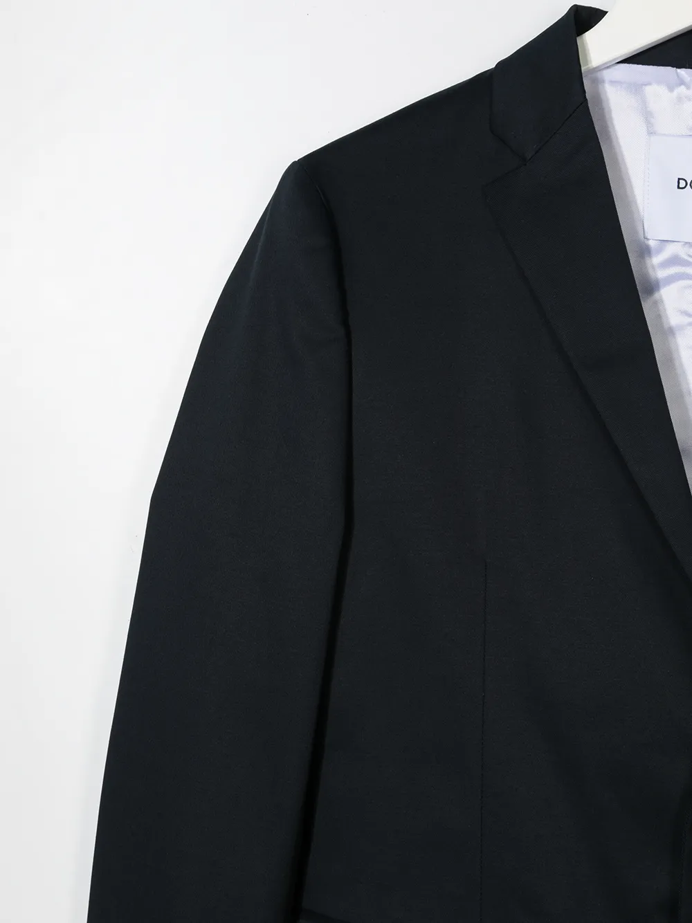 Dondup Teen Single-breasted Blazer In Blue