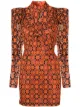 Image 1 of ROTATE geometric embroidered mini dress