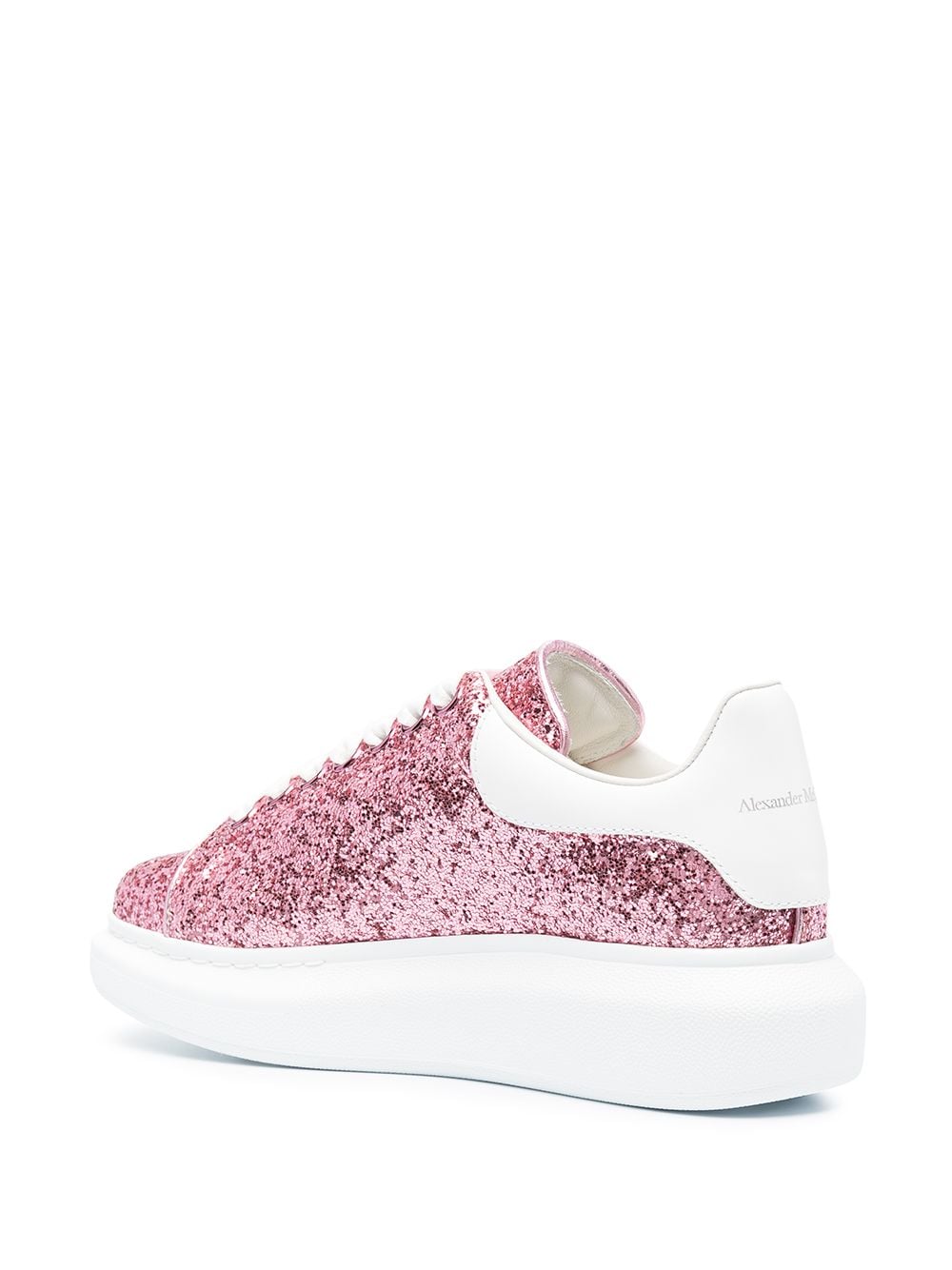 Shop Alexander McQueen Oversized glitter sneakers with Express Delivery ...