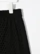 Monnalisa perforated-detail cotton trousers