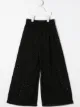 Image 2 of Monnalisa perforated-detail cotton trousers
