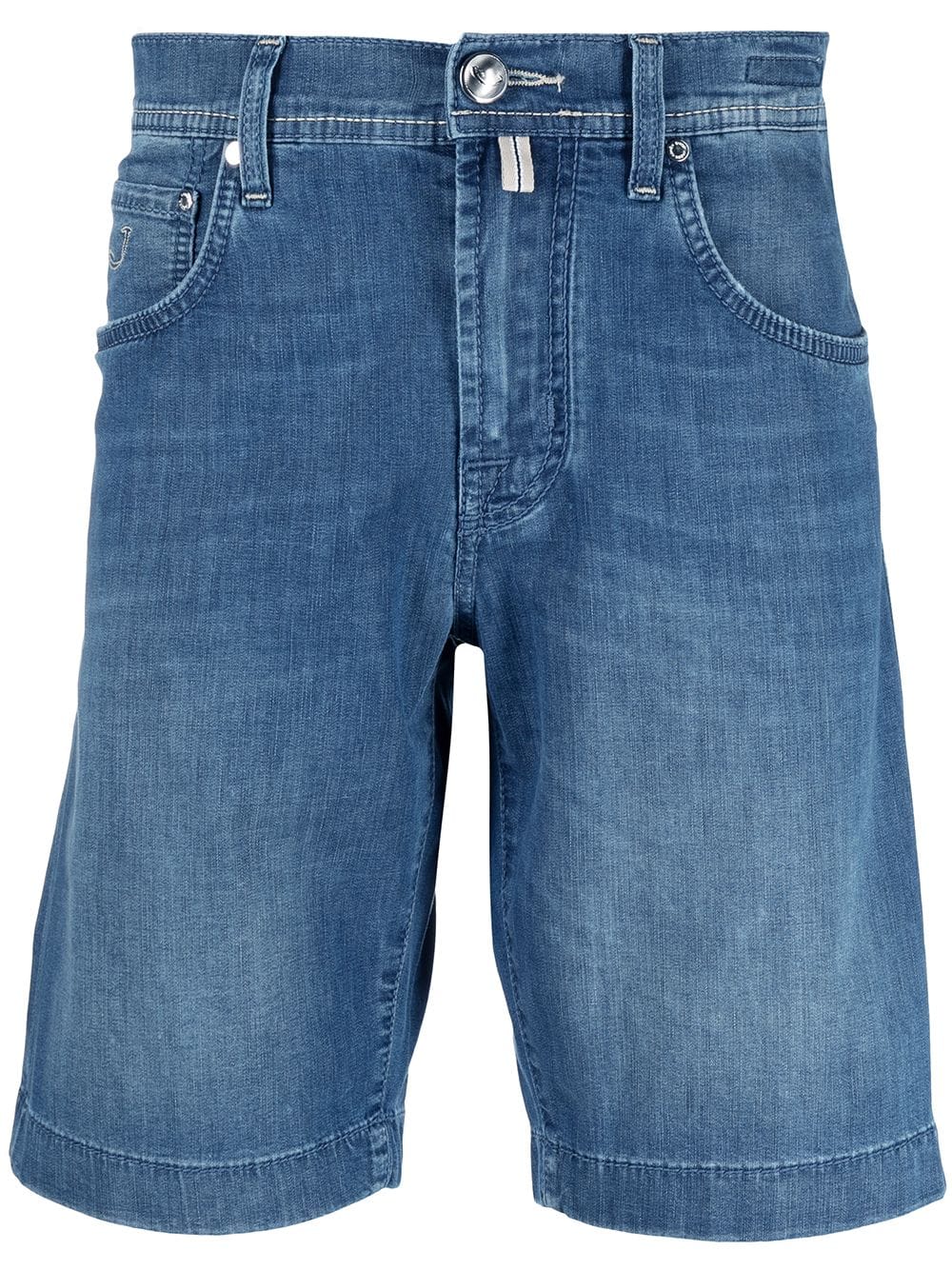 фото Jacob cohen джинсовые шорты с эффектом потертости