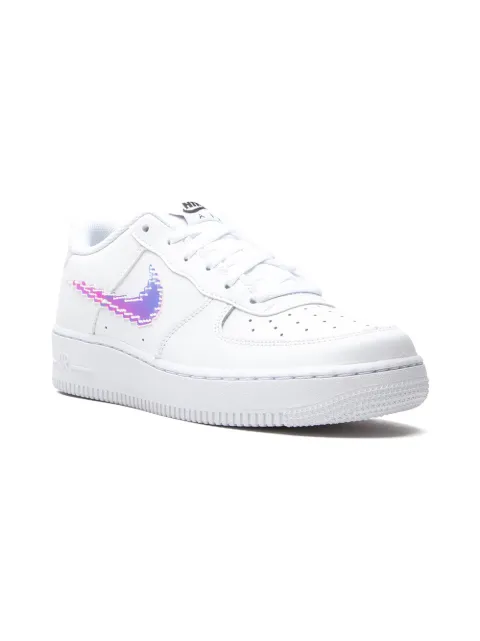 Nike Kids Air Force 1 LV8 "Digital Swoosh" sneakers