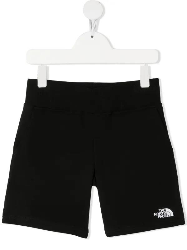 logo print cotton shorts for kids 