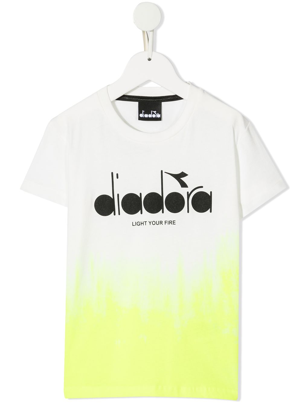 фото Diadora junior футболка с логотипом и принтом тай-дай