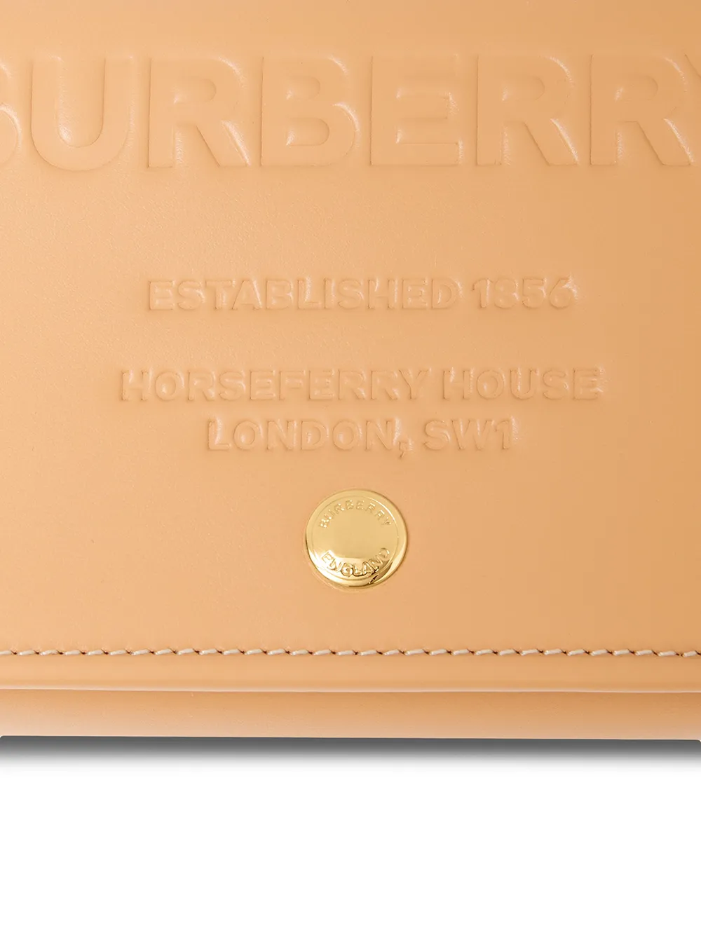 фото Burberry сумка через плечо с тисненым узором horseferry