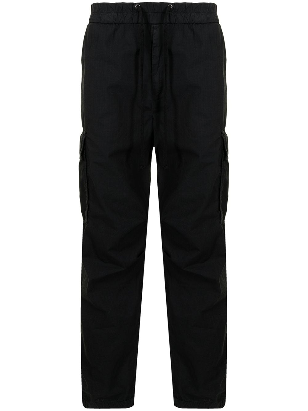 James Perse Ripstop Cotton Cargo Pants In Black