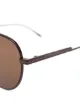 Bottega Veneta Eyewear double-bridge aviator-frame sunglasses