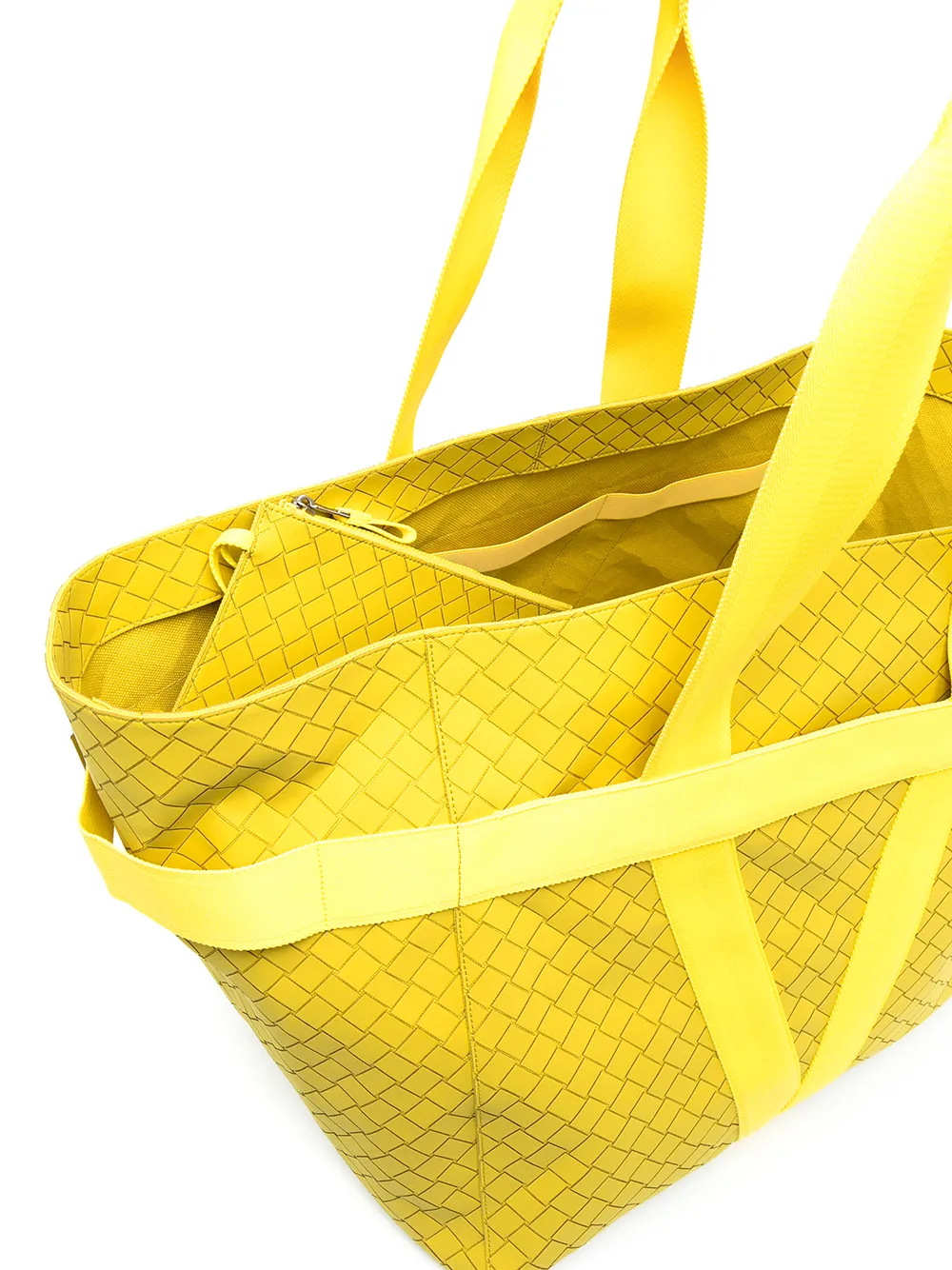 фото Bottega veneta сумка-тоут с узором intrecciato