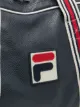 Fila logo-patch leather holdall