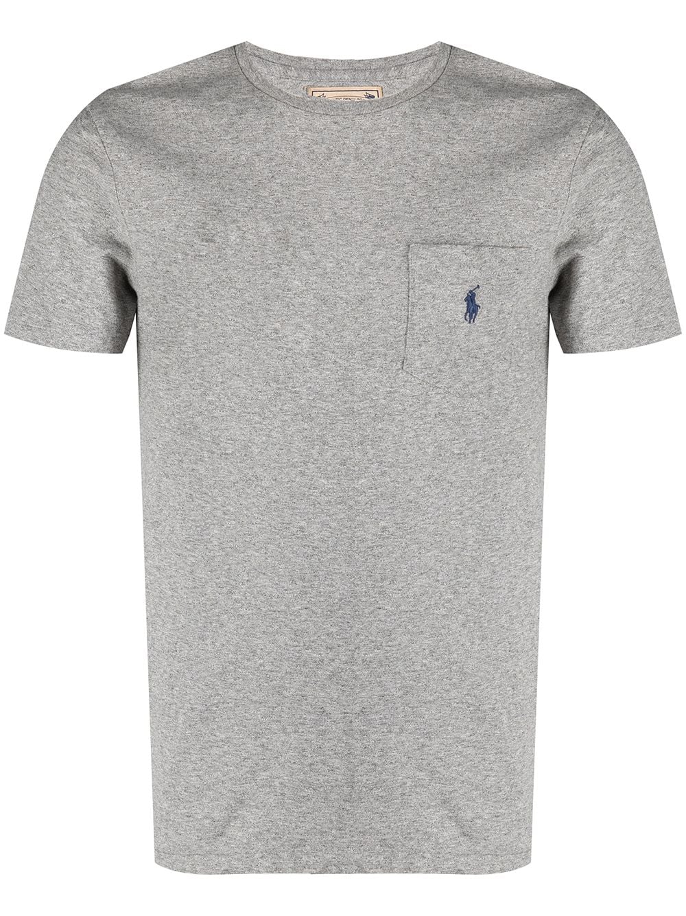 Grey Farfetch Women Clothing T-shirts Polo Shirts Chest patch pocket polo shirt 