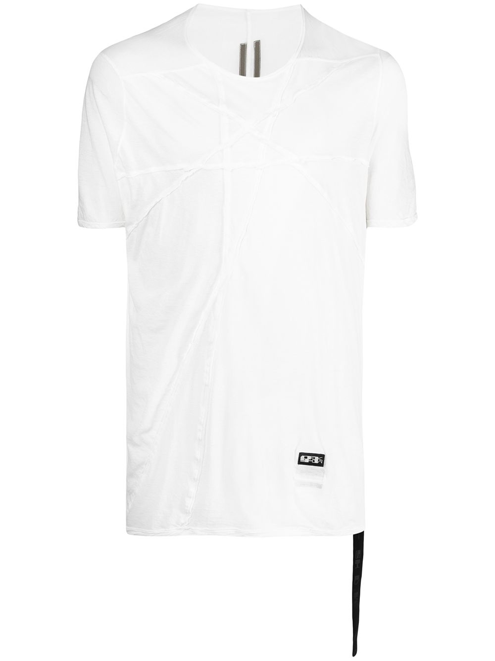 

Rick Owens DRKSHDW playera con logo estampado - Blanco