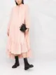 Image 2 of Alexander McQueen ruffle-hem long-sleeve dress