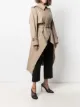 Alexander McQueen asymmetric belted trench coat