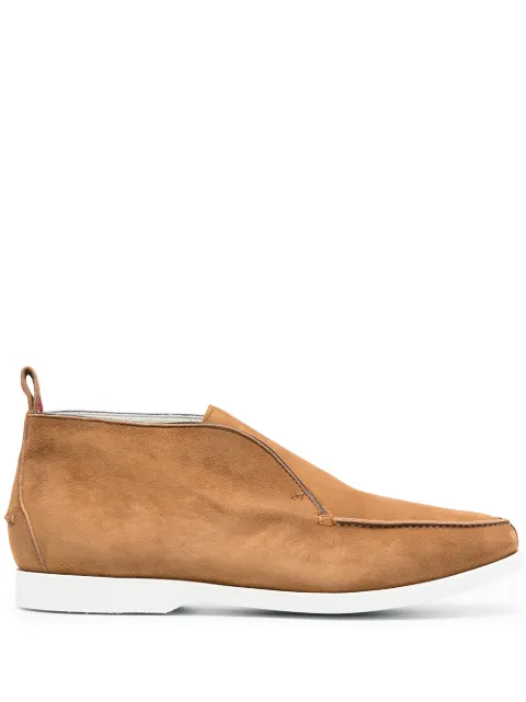 Kiton loafer leather boots