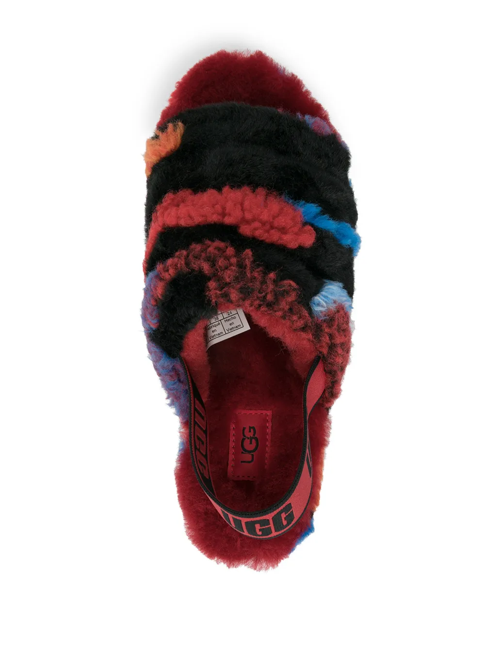 Ugg Fluff Yeah Slides In Red