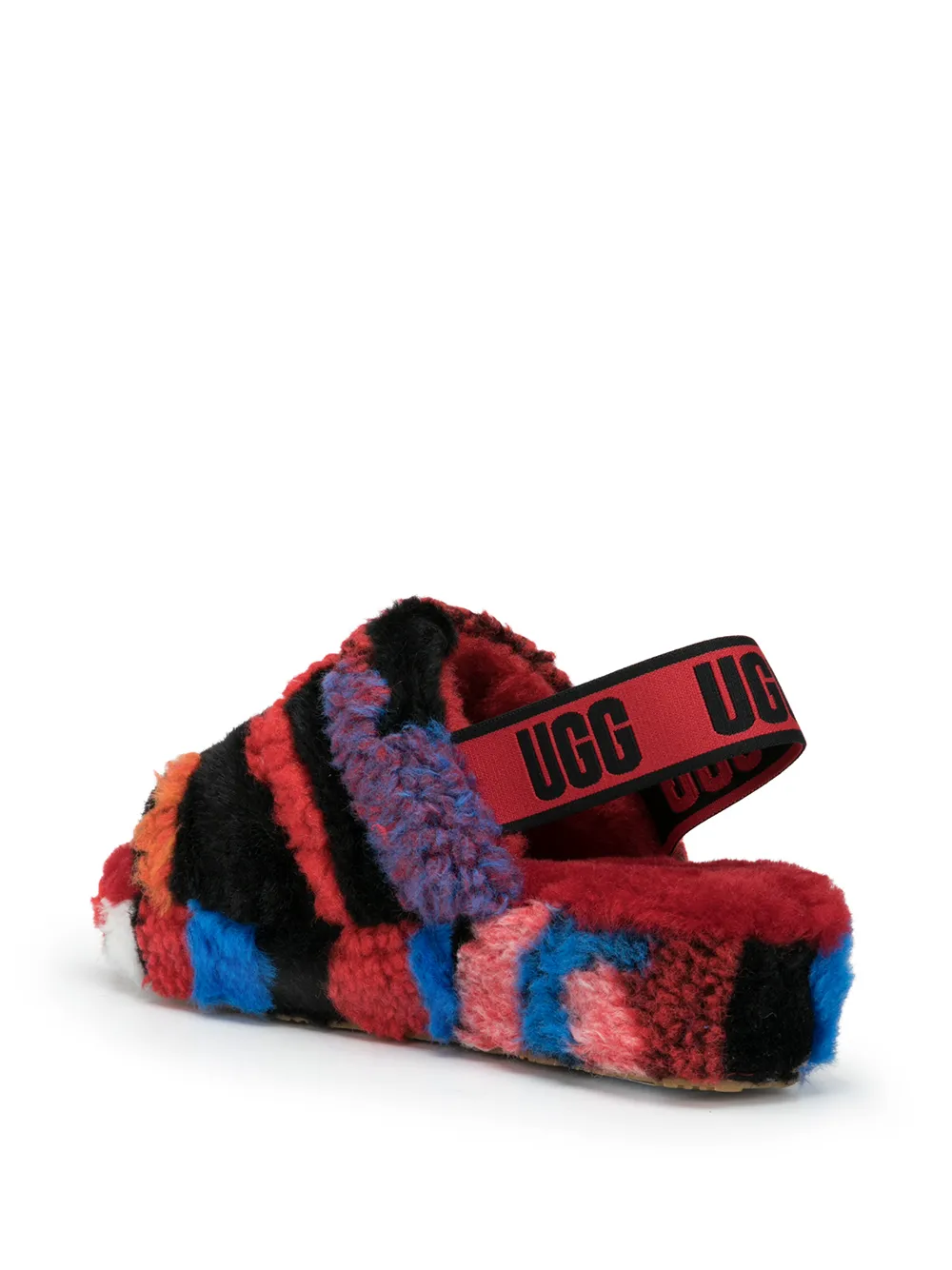 Ugg Fluff Yeah Slides In Red