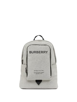 Shop Burberry logo-print backpack with Express Delivery - FARFETCH
