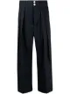 Image 1 of Plan C high-waisted wide leg trousers
