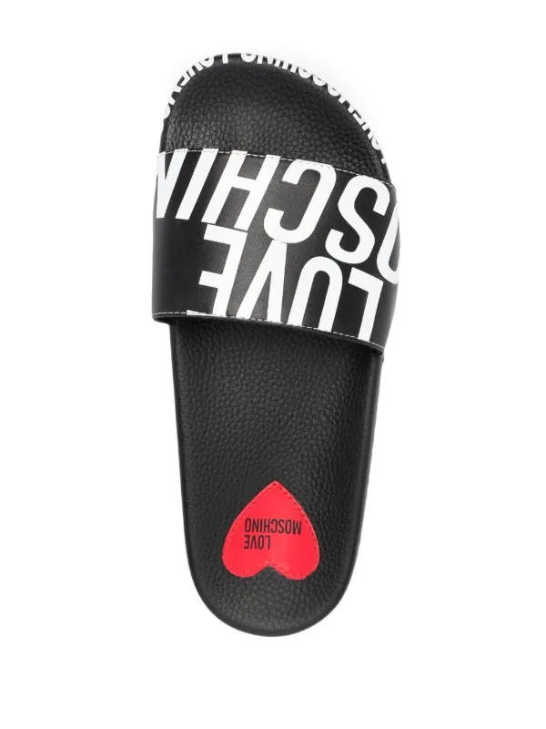 red moschino sliders