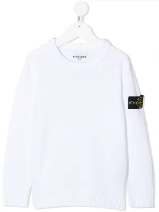 Stone Island Junior ロゴパッチ プルオーバー 通販 - FARFETCH