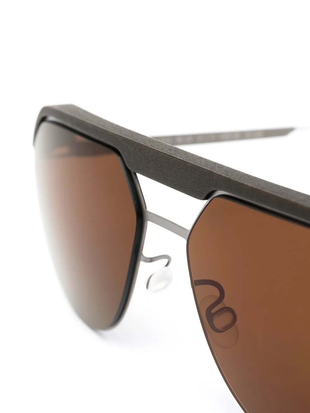 фото Mykita солнцезащитные очки-авиаторы leica