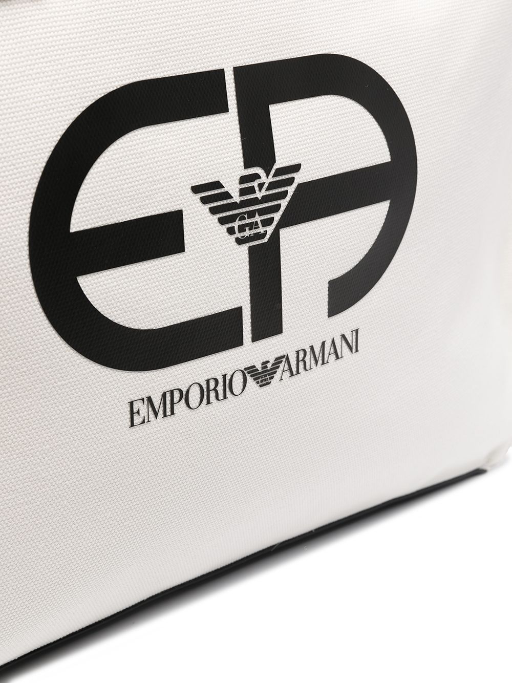 фото Emporio armani сумка-тоут из канваса с логотипом