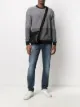 Image 2 of Emporio Armani panelled knit jumper
