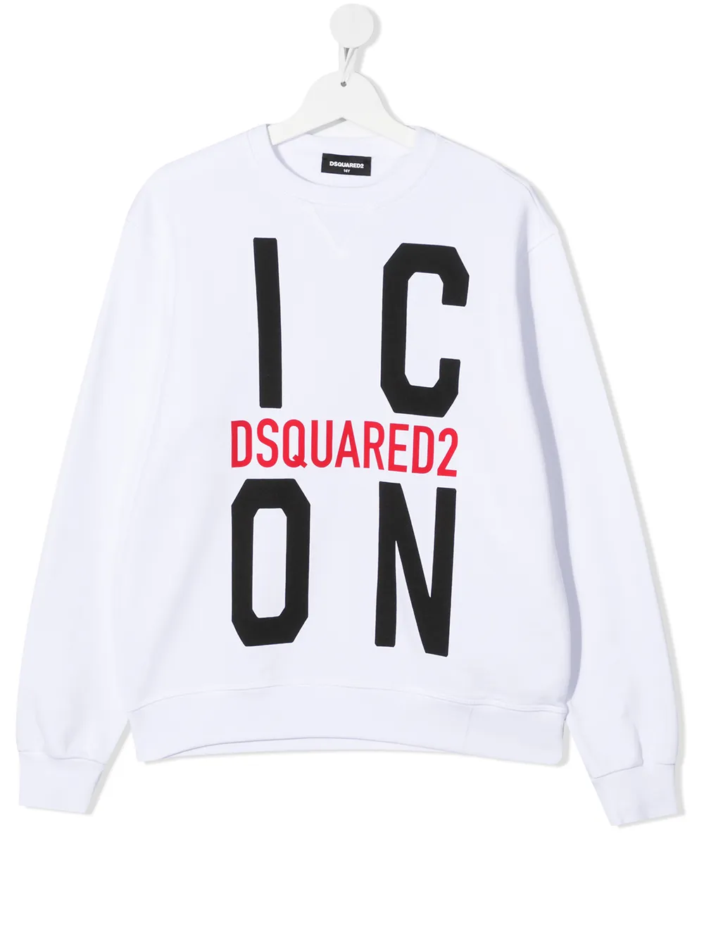 фото Dsquared2 kids толстовка с принтом icon