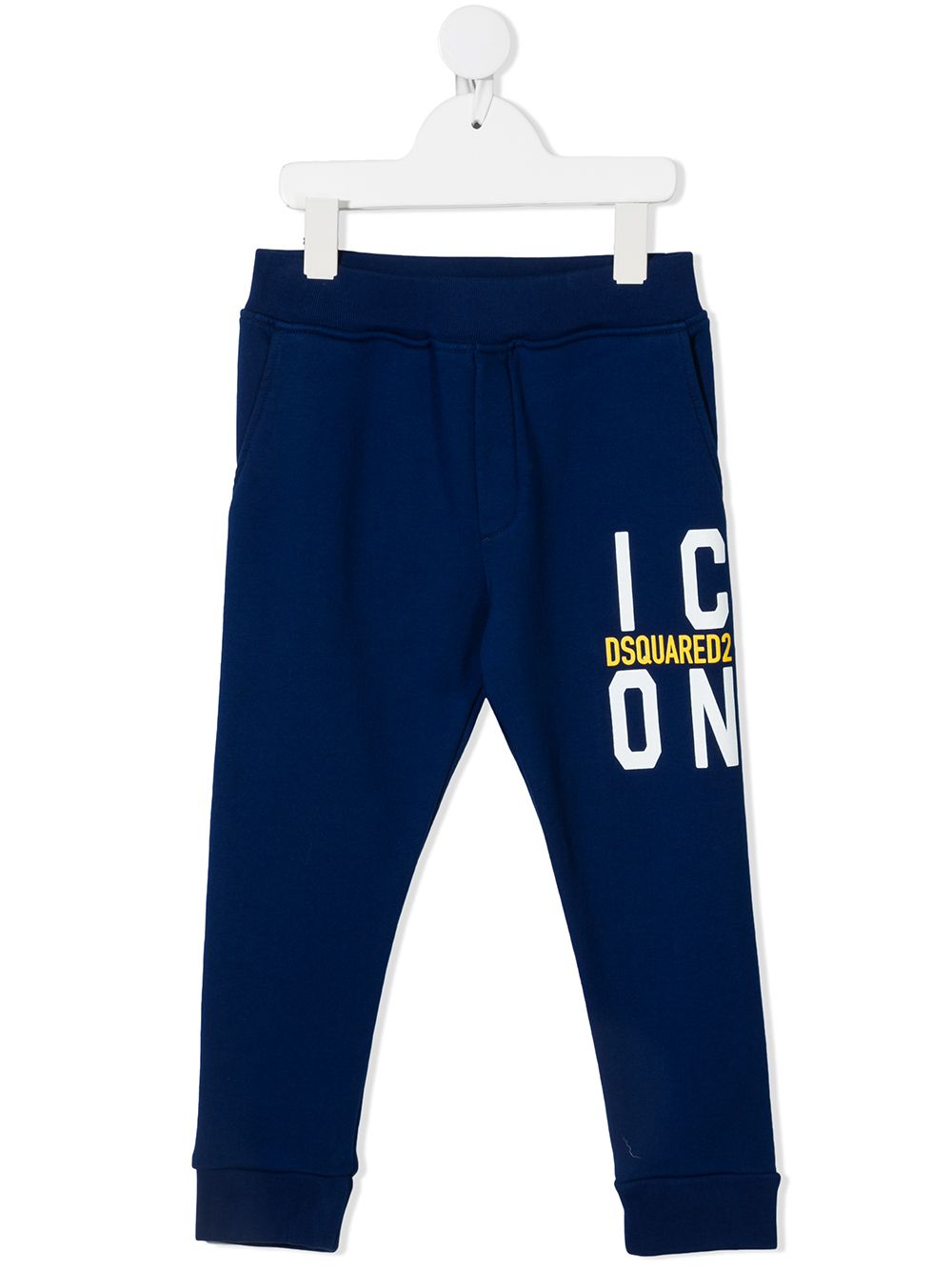 фото Dsquared2 kids спортивные брюки с принтом icon