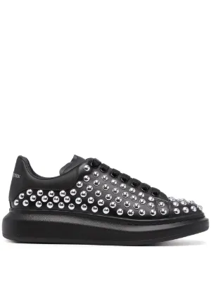 alexander mcqueen black mens trainers