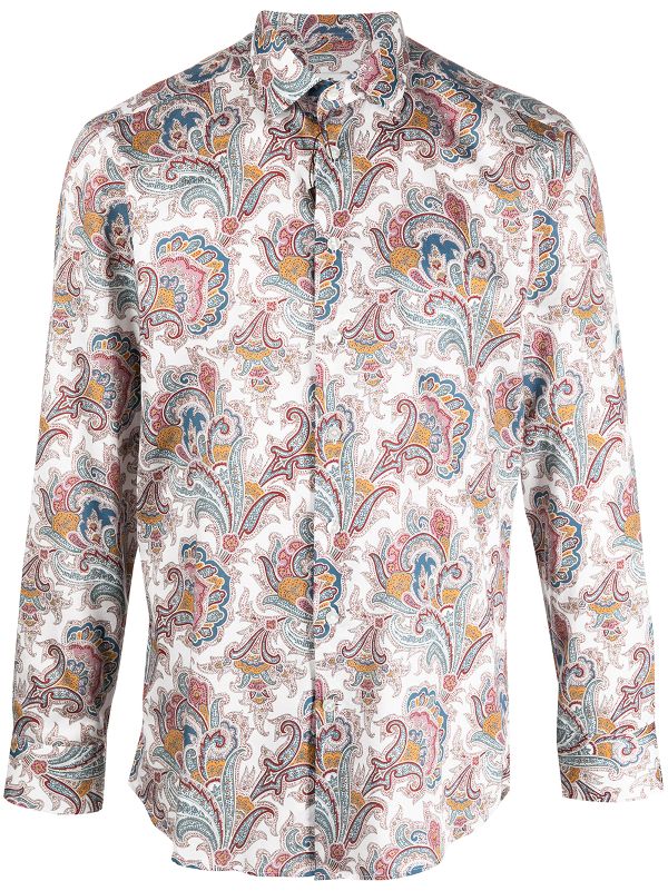 paisley long sleeve shirt