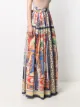 ETRO patterned high-rise maxi skirt