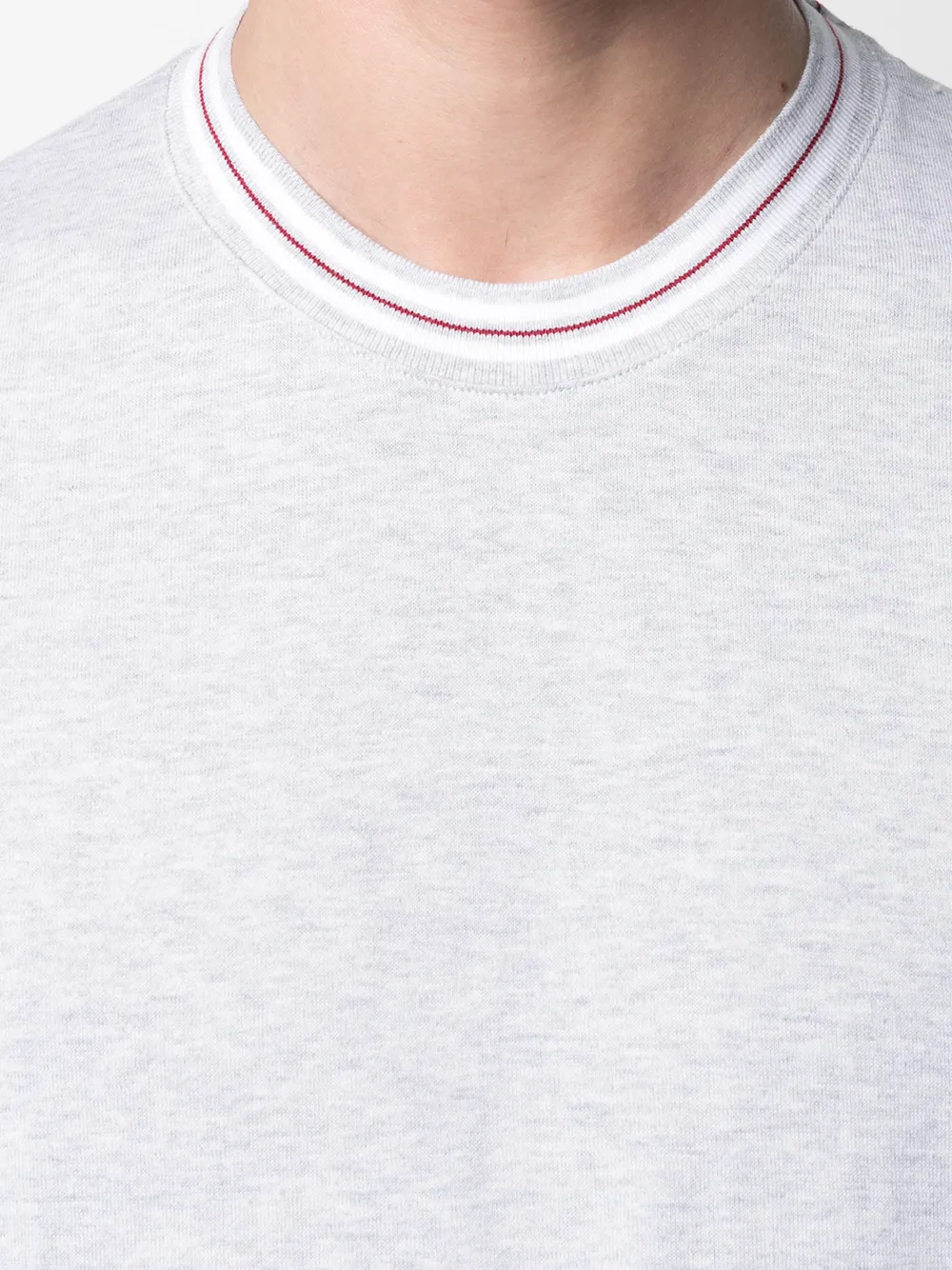 фото Eleventy футболка с контрастным воротником